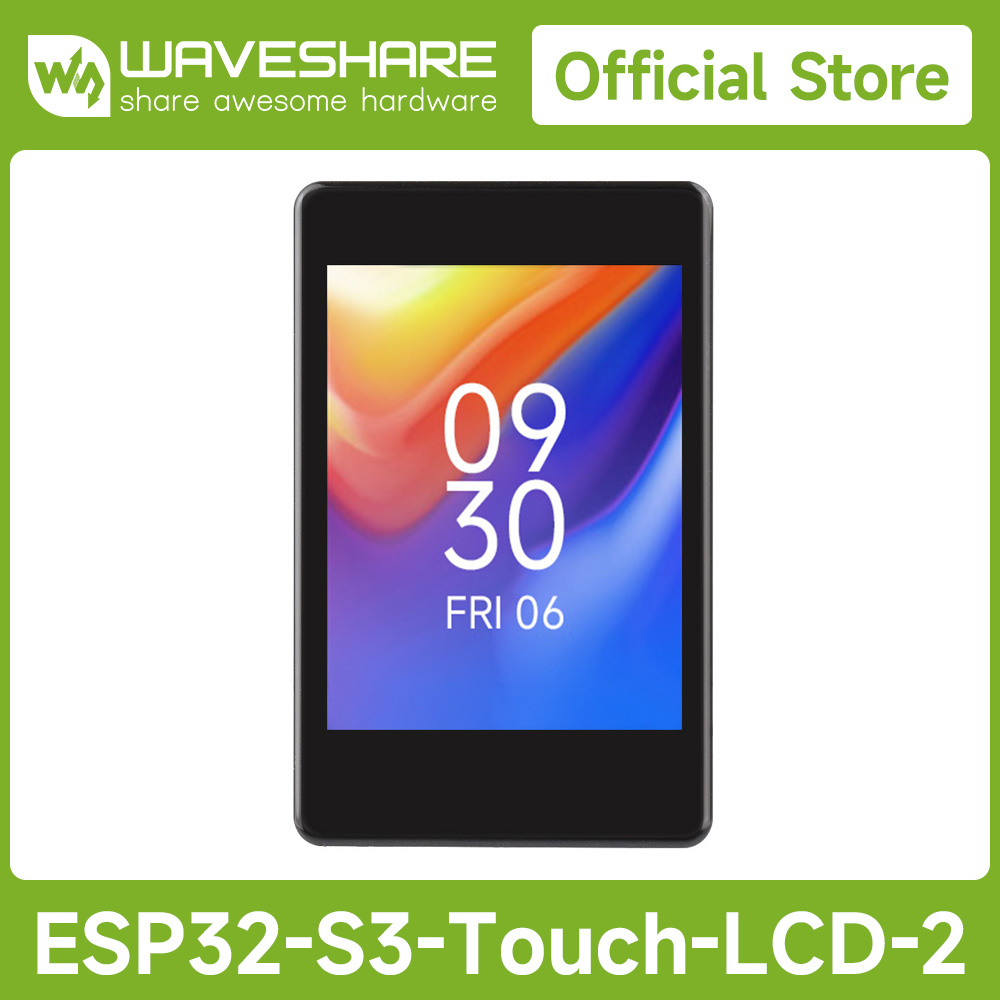 Diy Electronics Kits - Waveshare ESP32-S3 2inch Capacitive Touch Display