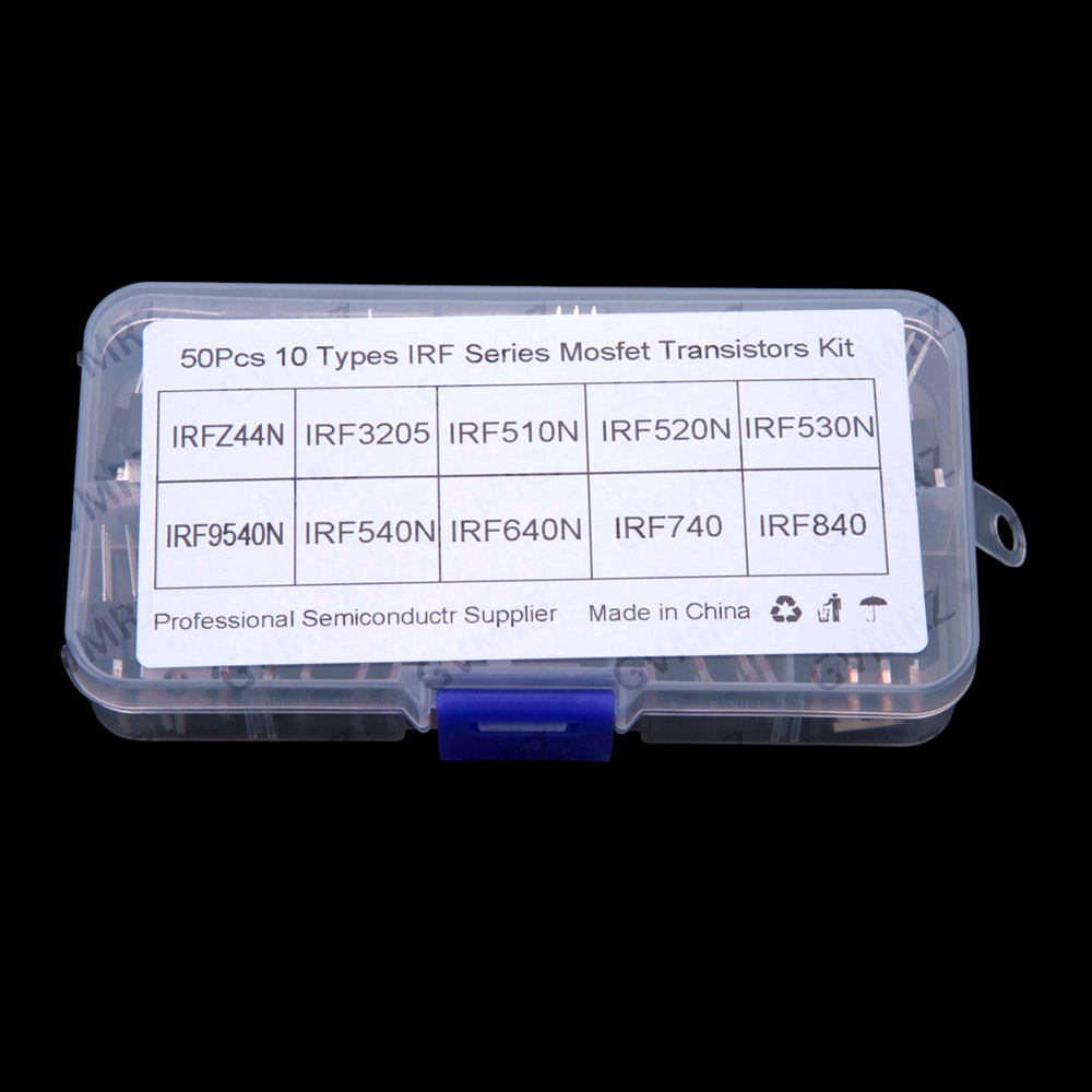Mosfet Transistor Set - 10 Values TO-220 ​​50 PCS IRF