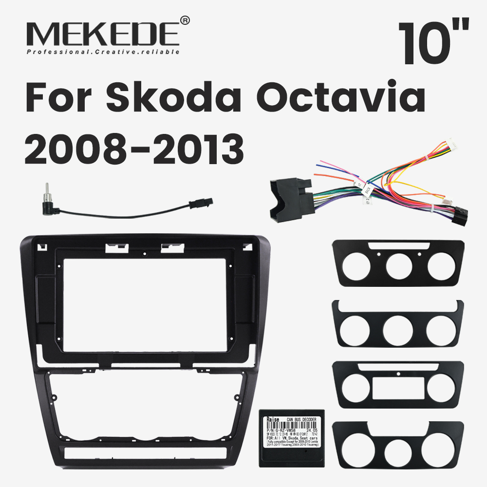 Diy Electronics Radio - MEKEDE For Skoda Octavia 2008-2013 10inch