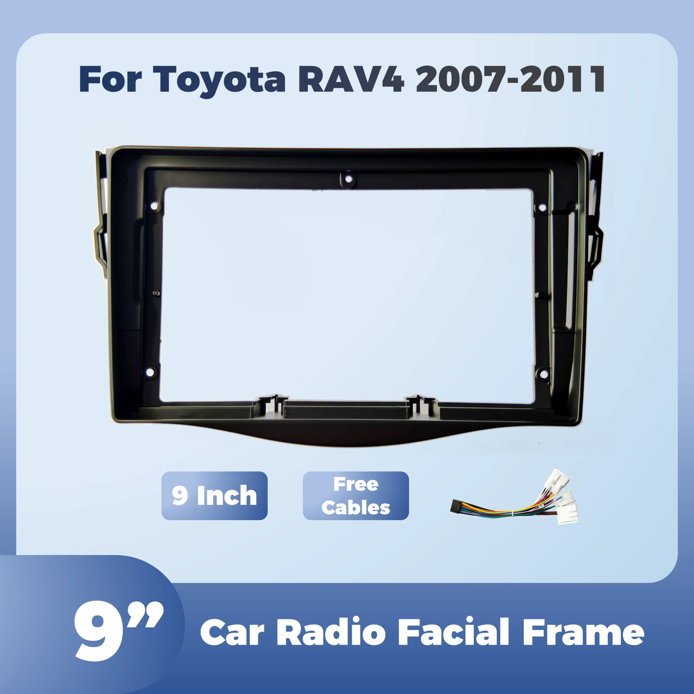 Diy Electronics Radio - Vehicle radio Fascia 9 inch Frame