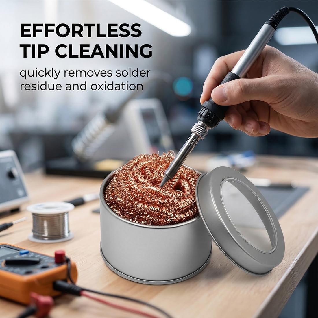 Diy Electronics Cleaner - For Electronics Repair Soldering Station Copper
