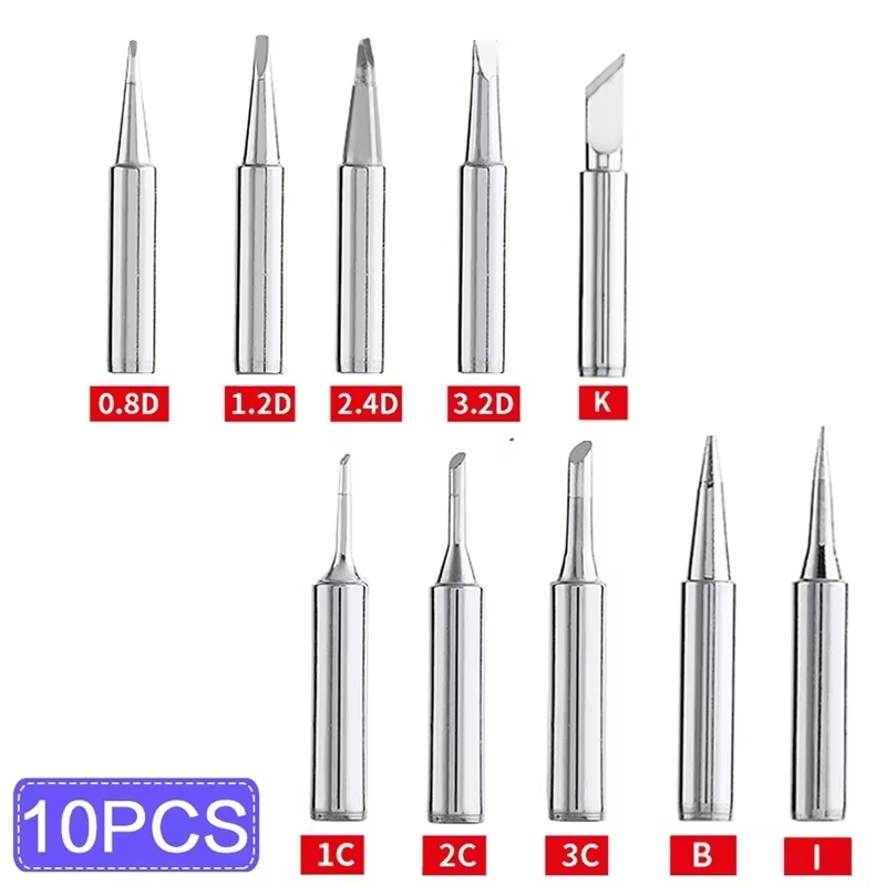 Diy Electronics Repair - 5Pcs/10Pcs 900M-T Soldering Iron Tips Pure