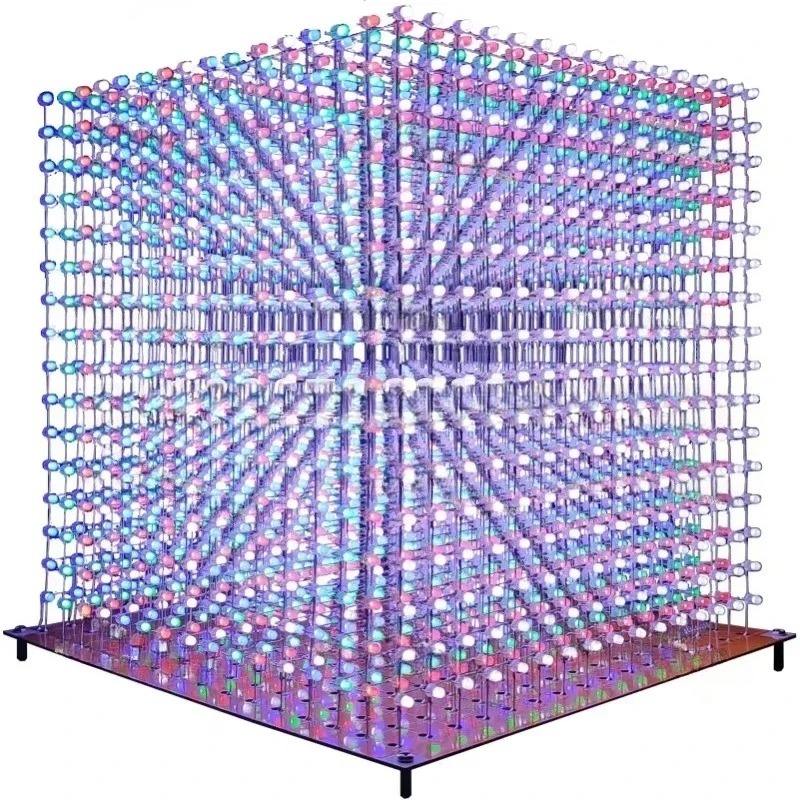 Diy Electronics Kits - 3 D16mini Light Cube Kit 16x16x16