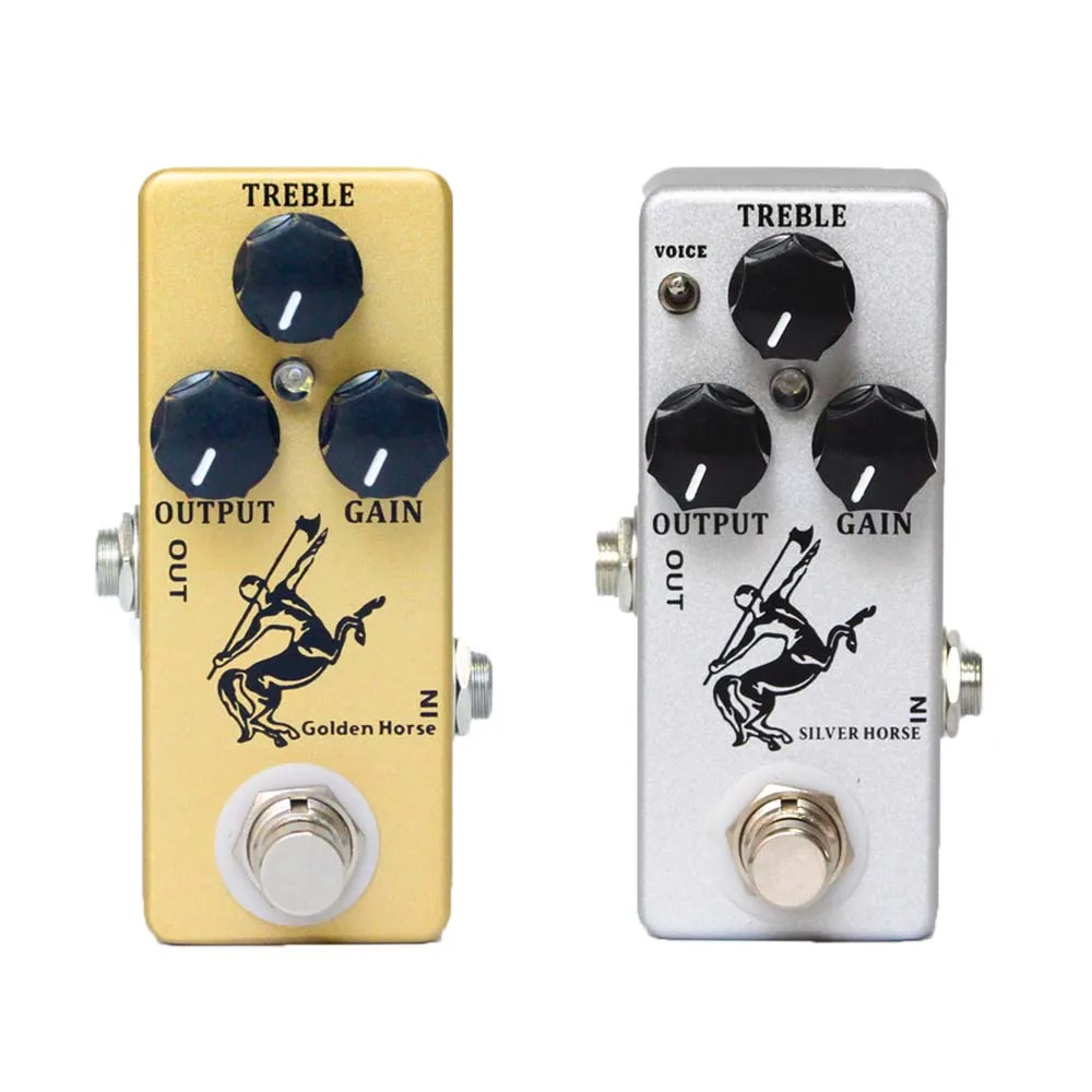 Diy Guitar Electronics - MOSKY Golden/Silver Horse Guitar Overdrive Effect