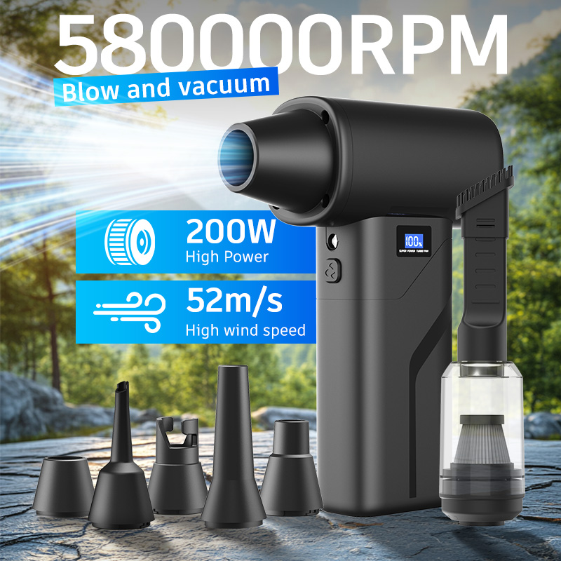Diy Electronics Cleaner - 580000RPM Turbo Fan Portable Air Blower