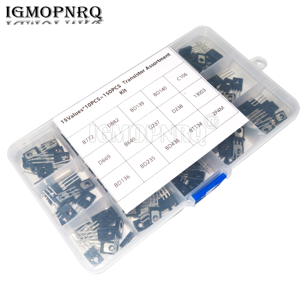 Mosfet Transistor Set - 150PCS TO-126 Transistor Assortment Kit Pack