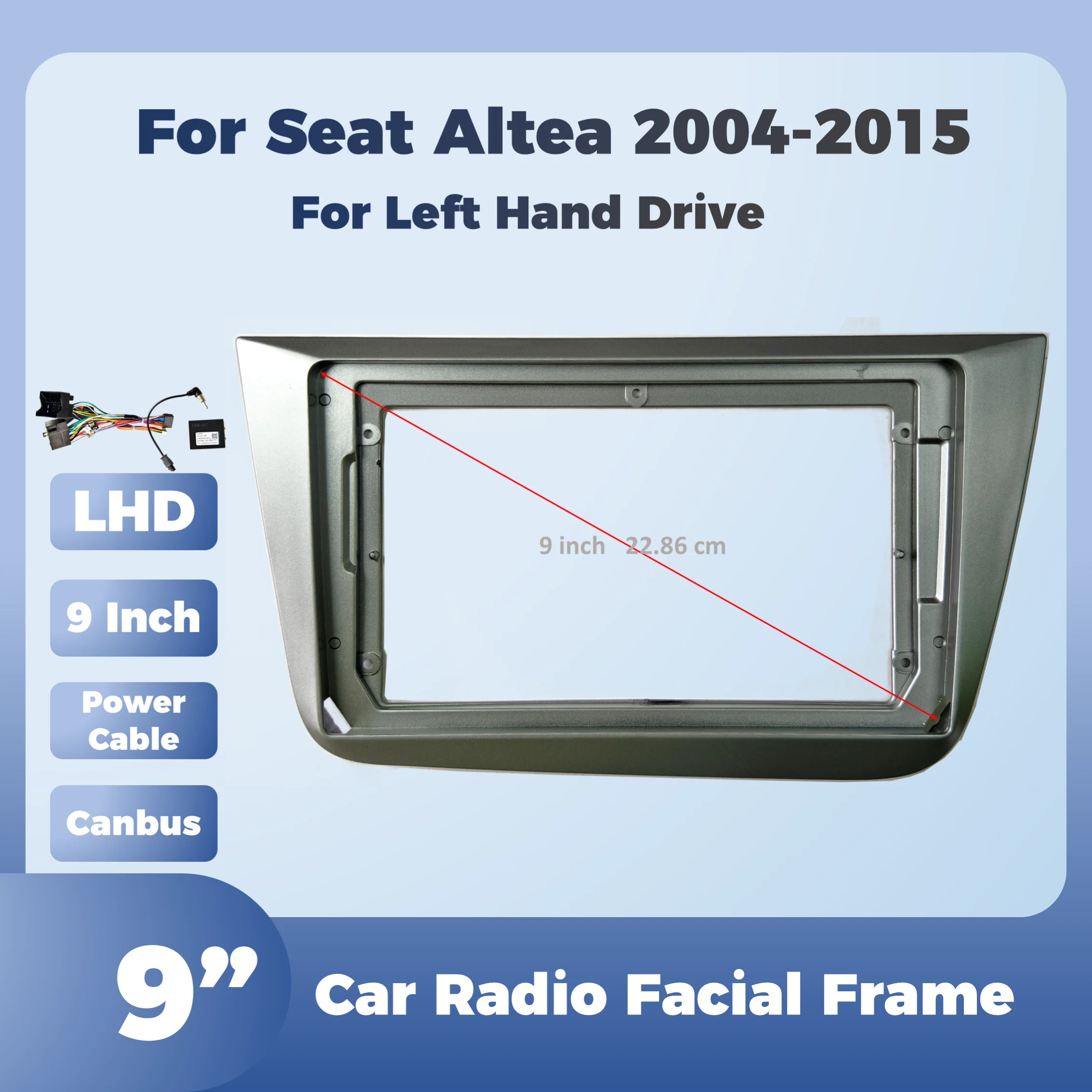 Diy Electronics Radio - 9 inch Frame 2 Din Car