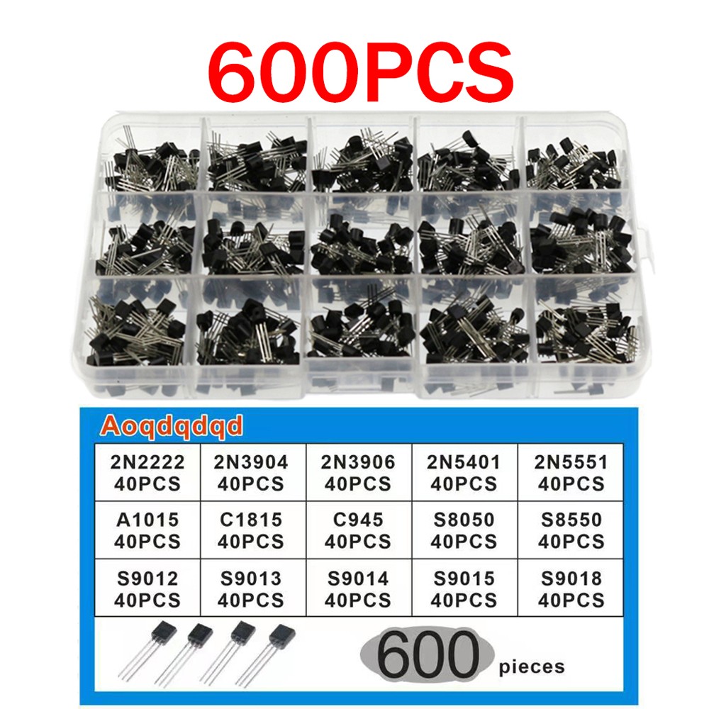 Mosfet Transistor Set - 600pcs Transistor Kit A1015 C1815 C945