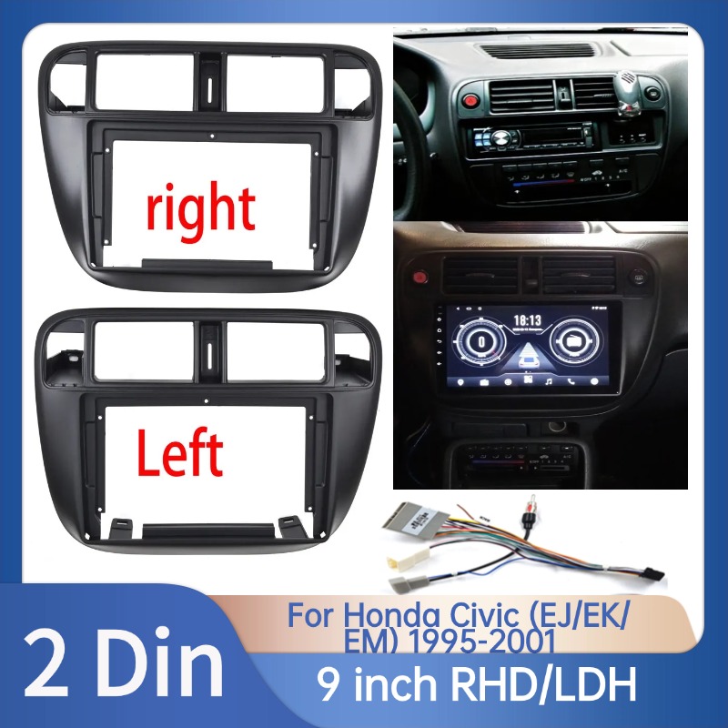 Diy Electronics Radio - 9 Inch 2DIN Car Radio Fascia