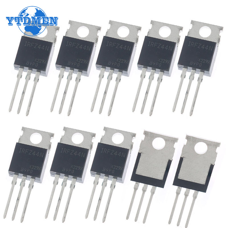 Mosfet Transistor Set - 10PCS Mosfet IRFZ44N TO220 Transistor Kit