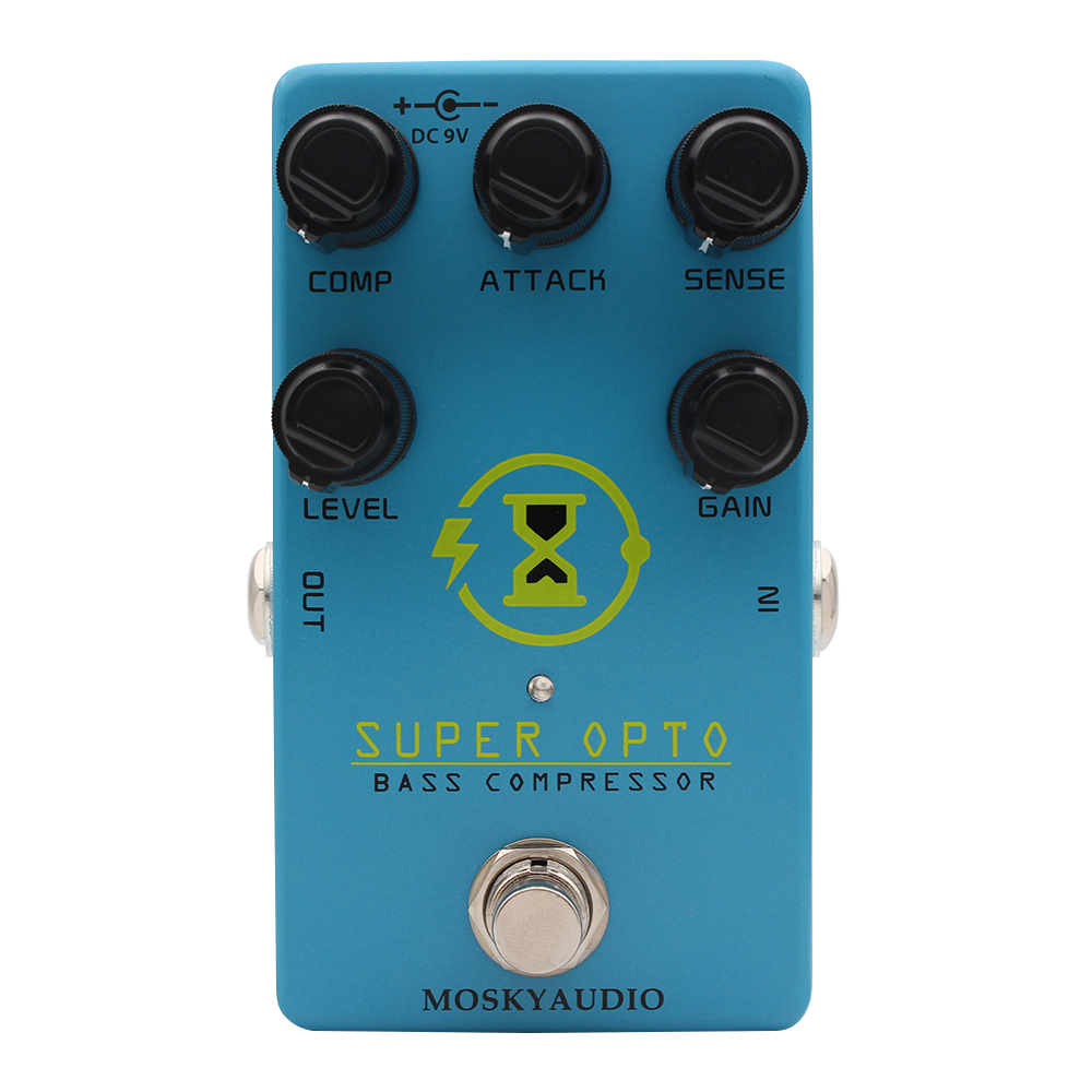 Diy Guitar Electronics - Mosky Super OPTO Bass Optical Compressor