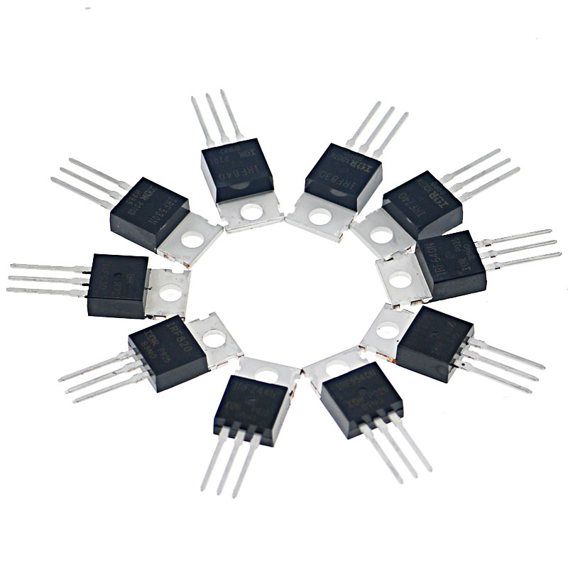 50Pcs 10Value TO-220 Mosfet Fi - đánh giá và giá Mosfet Transistor Set
