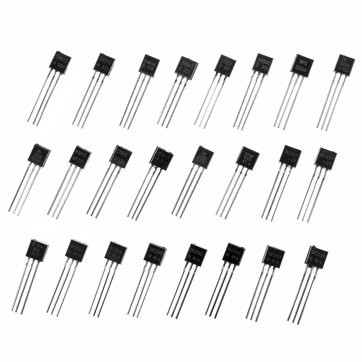 480 Cái/hộp 24 Loại Silicon NP - đánh giá và giá Mosfet Transistor Set