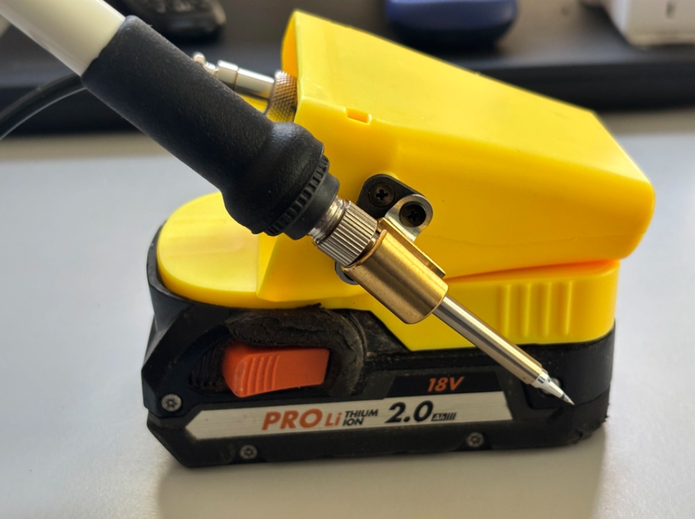 T12 Cordless Soldering Iron Fo - đánh giá và giá Diy Electronics Bench