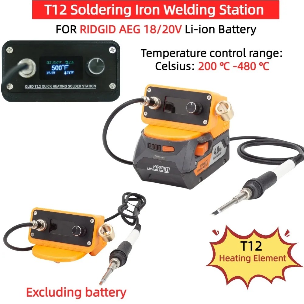 T12 Cordless Soldering Iron Fo - đánh giá và giá Diy Electronics Bench