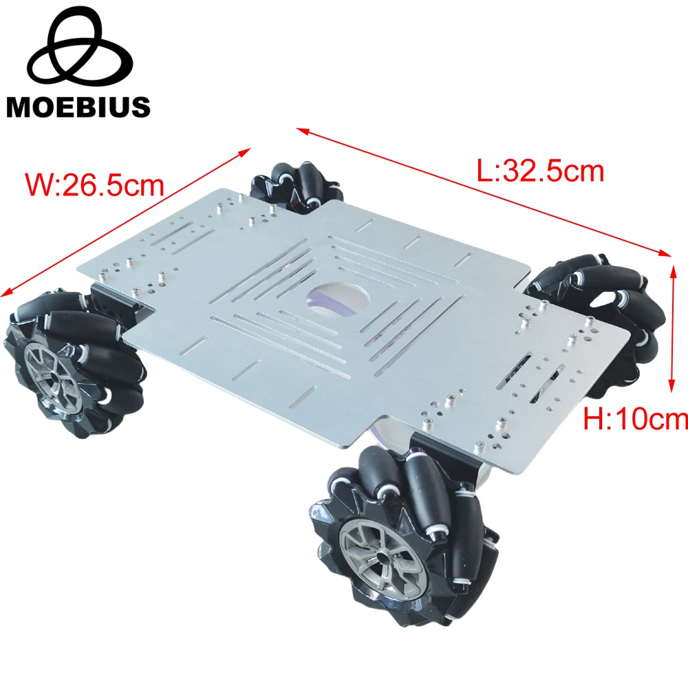 25KG Load 4WD Mecanum Wheel Ro - đánh giá và giá Diy Kit Elektronik