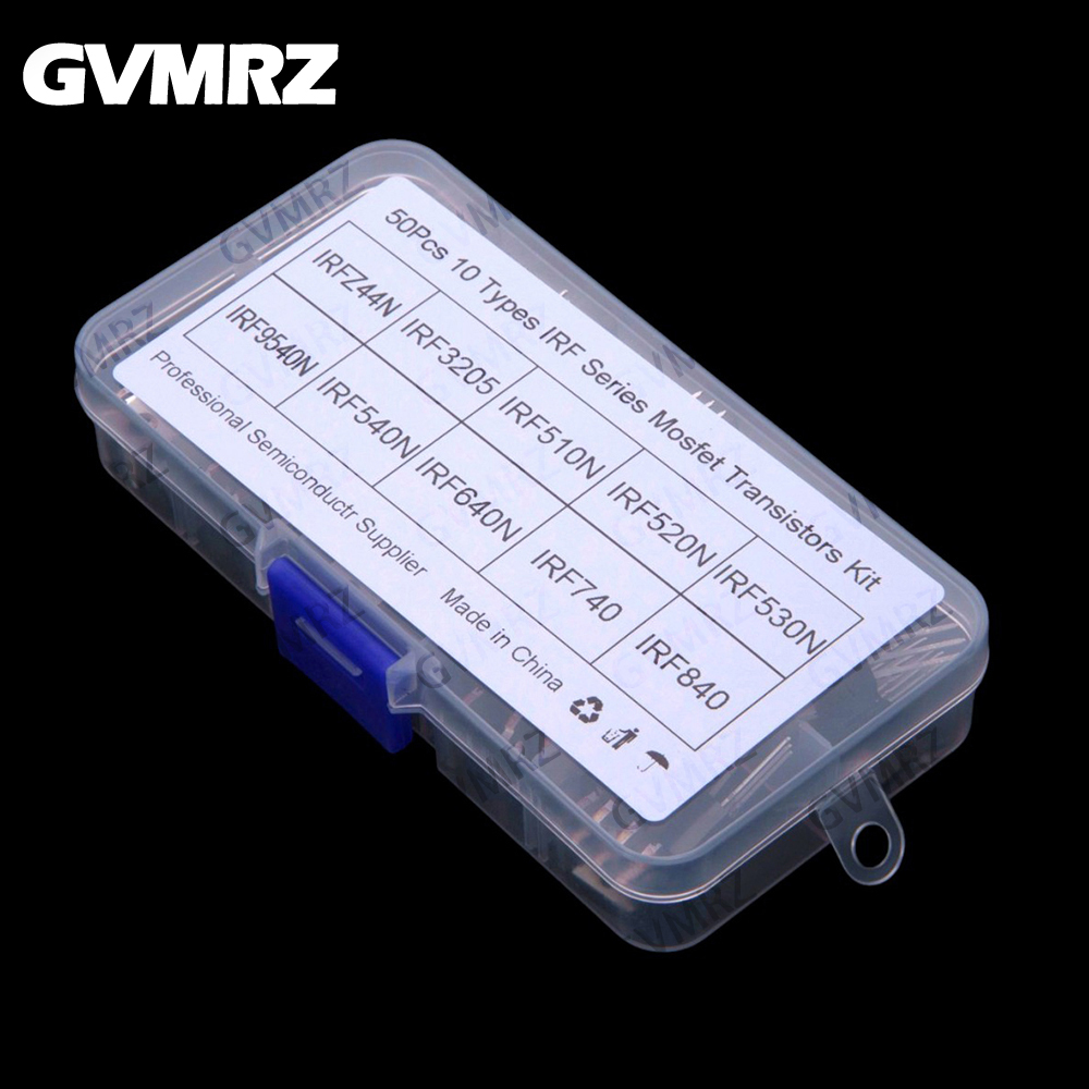10 Values ​​50 PCS IRFZ44 IRF3 - đánh giá và giá Mosfet Transistor Set