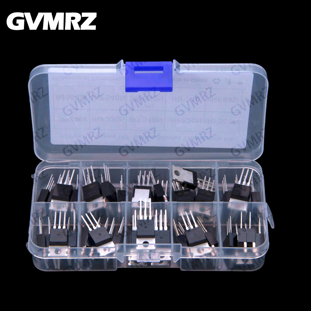 10 Values ​​50 PCS IRFZ44 IRF3 - đánh giá và giá Mosfet Transistor Set