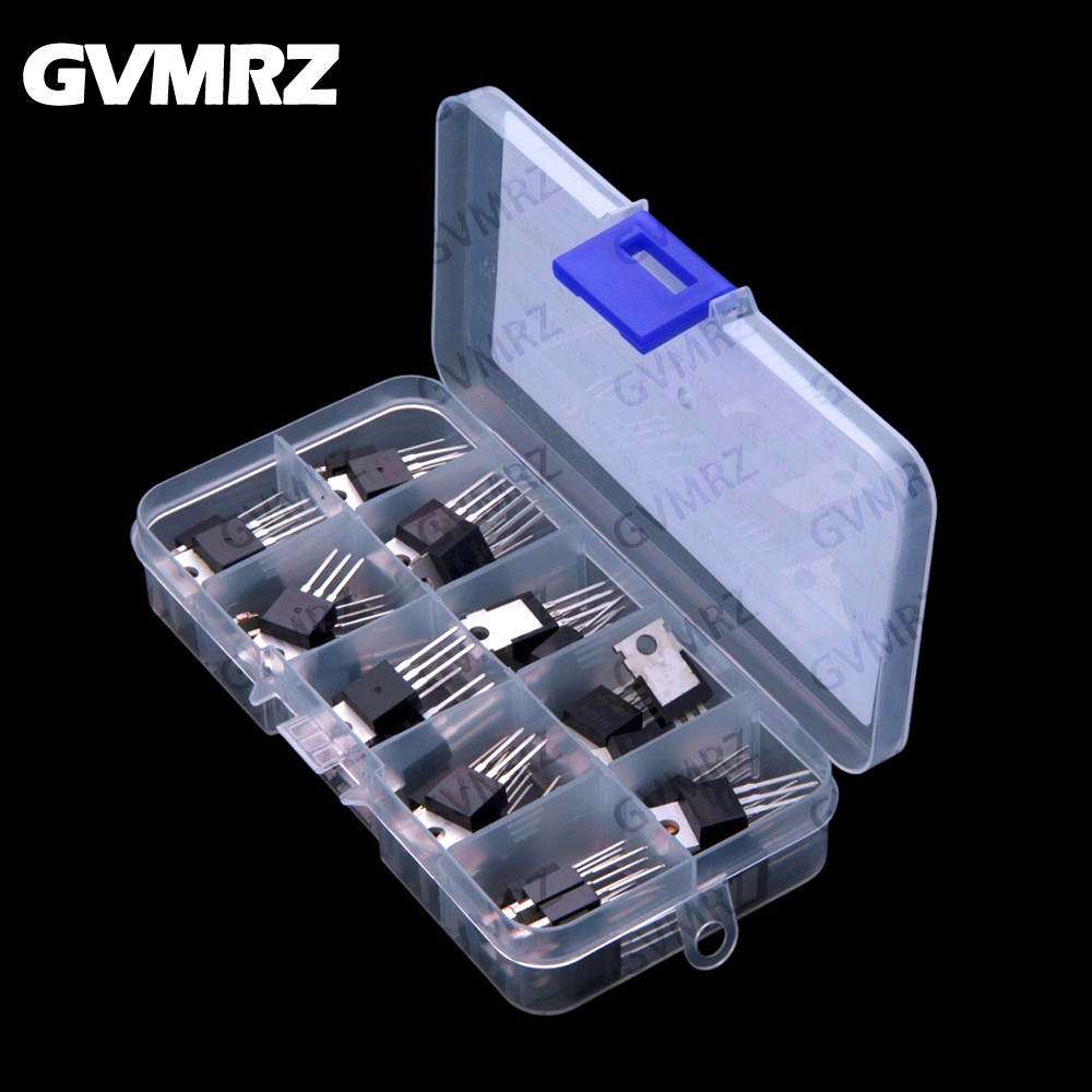10 Values ​​50 PCS IRFZ44 IRF3 - đánh giá và giá Mosfet Transistor Set