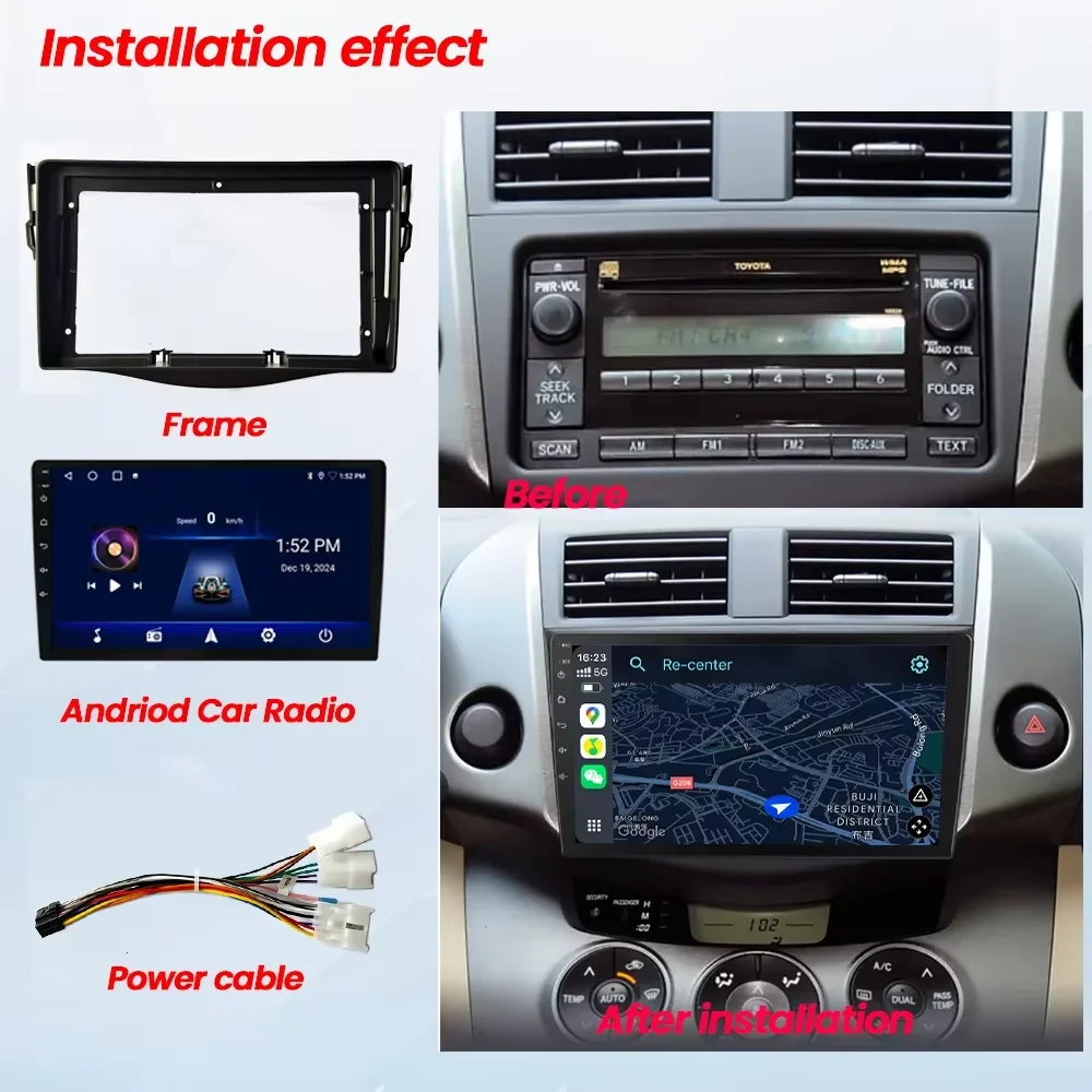 Vehicle radio Fascia 9 inch Fr - đánh giá và giá Diy Electronics Radio