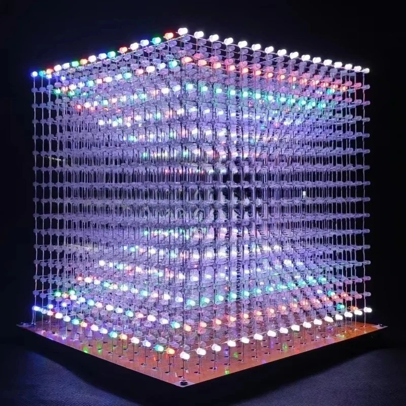 3 D16mini Light Cube Kit 16x16 - đánh giá và giá Diy Electronics Kits