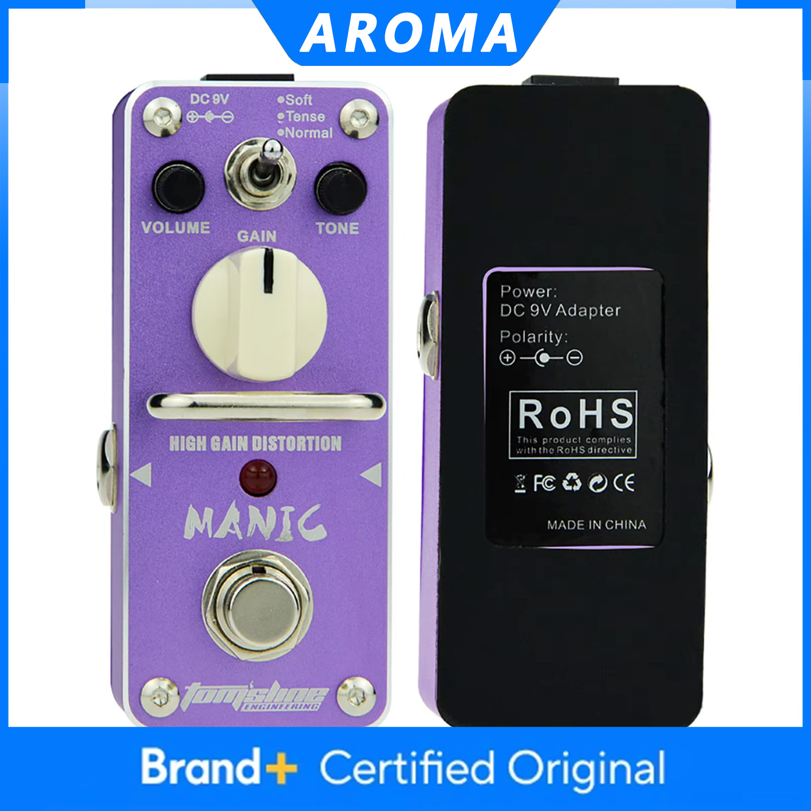 AROMA AMC-3 Guitar MANIC High  - đánh giá và giá Diy Guitar Electronics