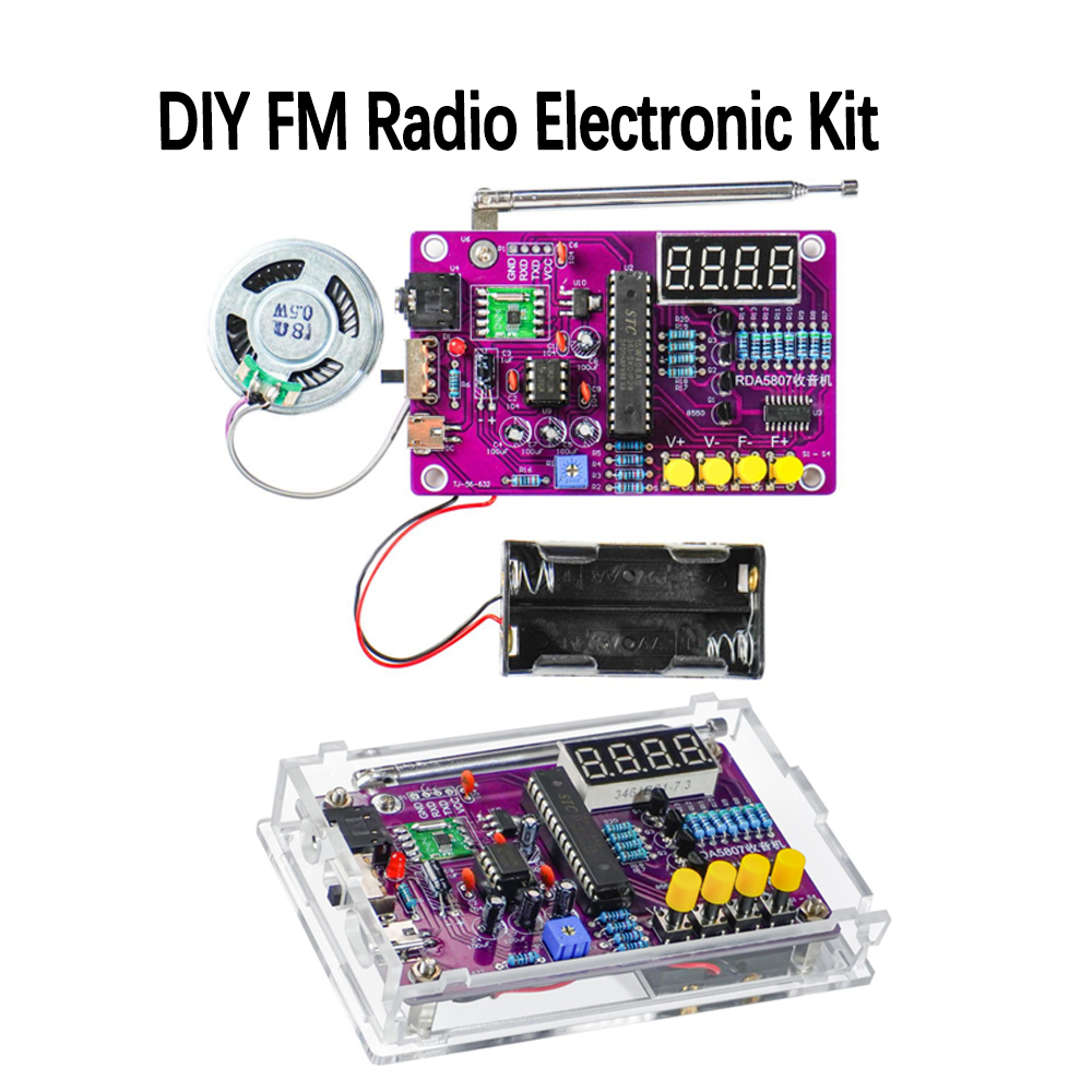 DIY FM Radio Electronic Kit 87 - đánh giá và giá Diy Electronics Project