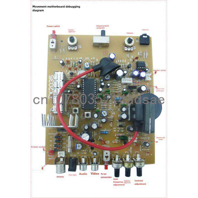 5.5 Inch Black & White TV Main - đánh giá và giá Diy Electronics Project