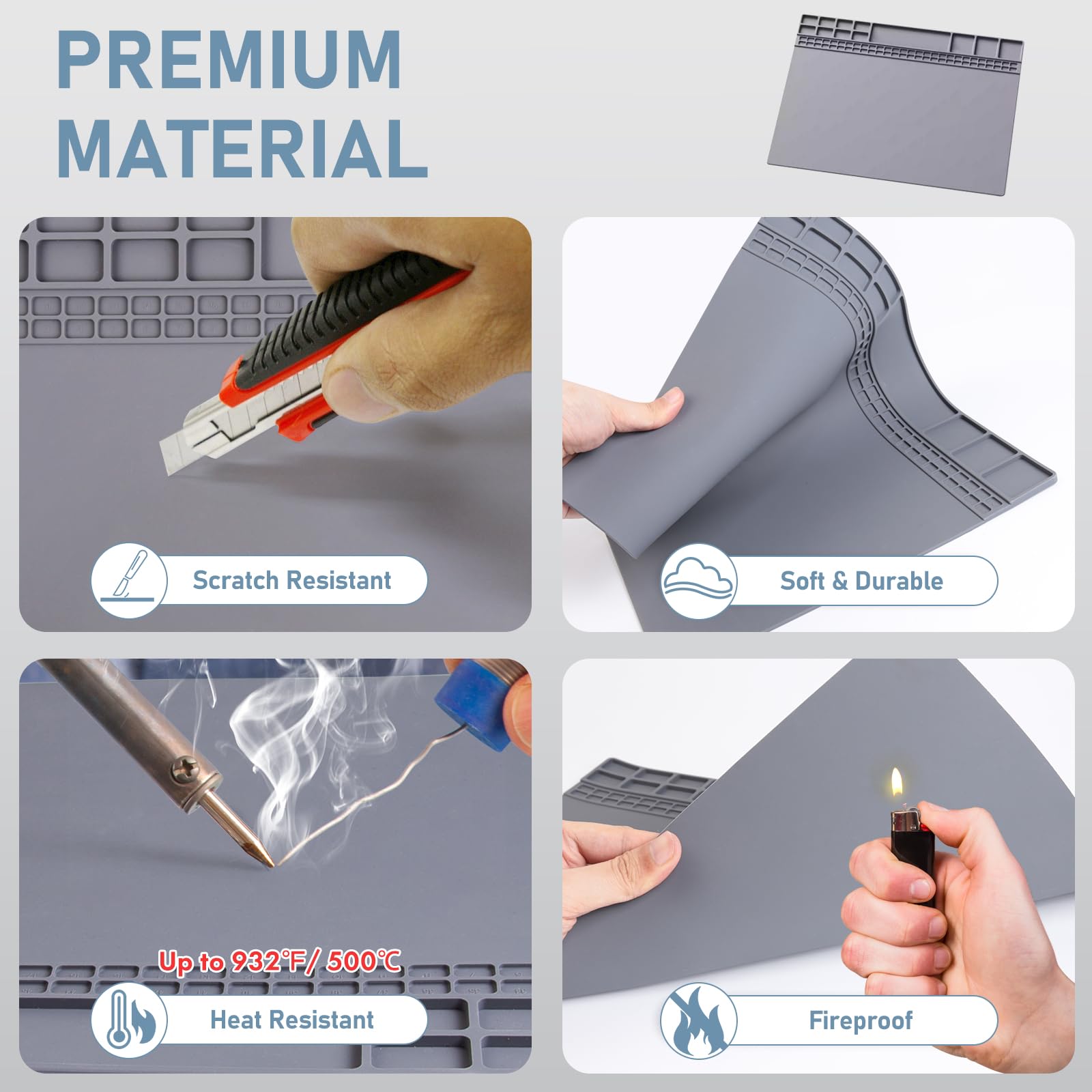 Magnetic Silicone Solder Pad 5 - đánh giá và giá Diy Electronics Repair