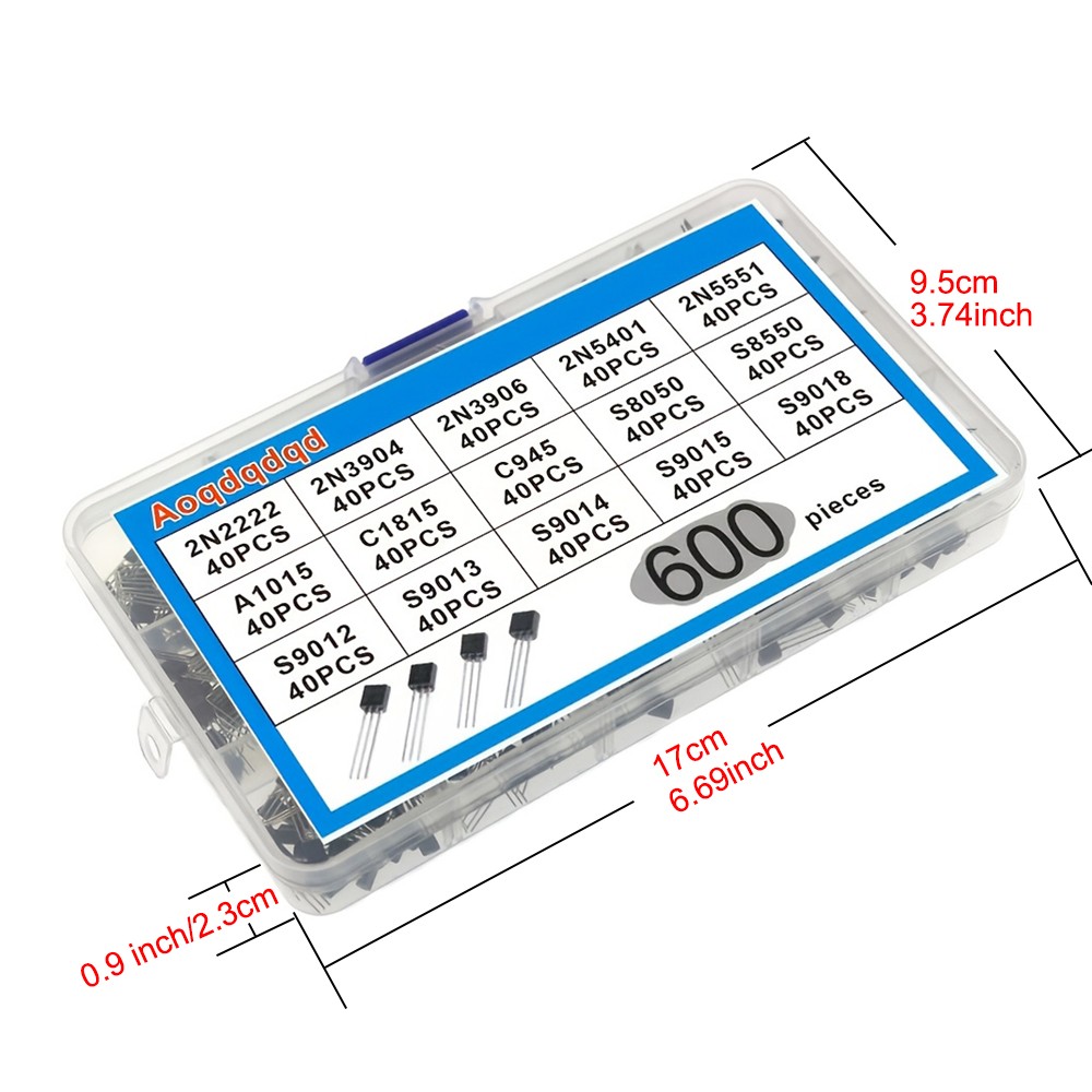 600pcs Transistor Kit A1015 C1 - đánh giá và giá Mosfet Transistor Set