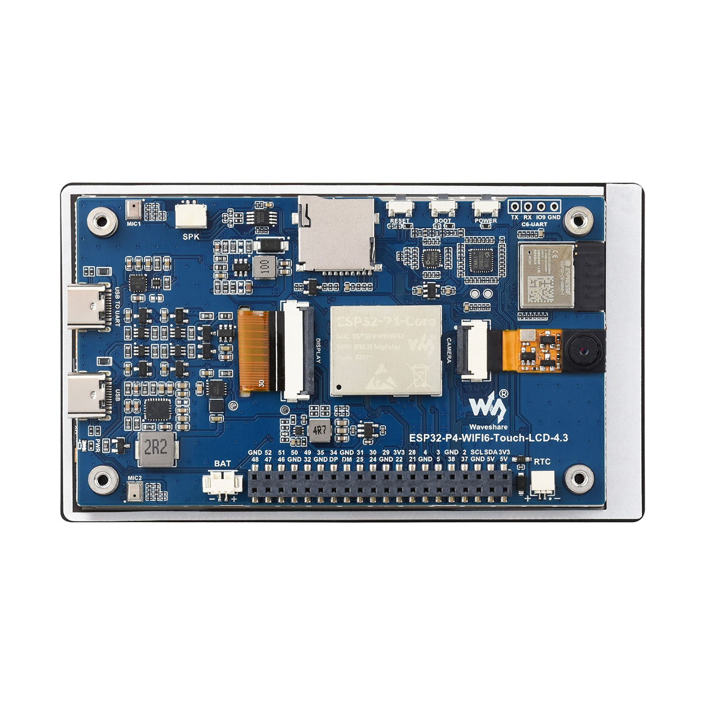 Waveshare ESP32-P4-WIFI6 4.3in - đánh giá và giá Diy Electronics Kits
