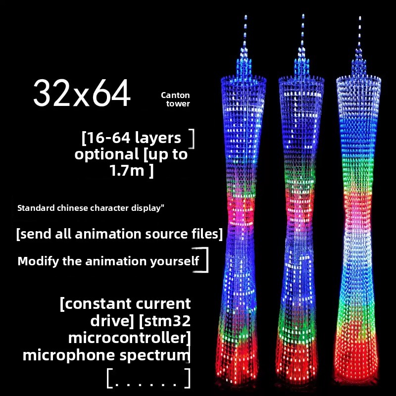 64 Layers Canton Tower DIY Ele - đánh giá và giá Diy Electronics Set