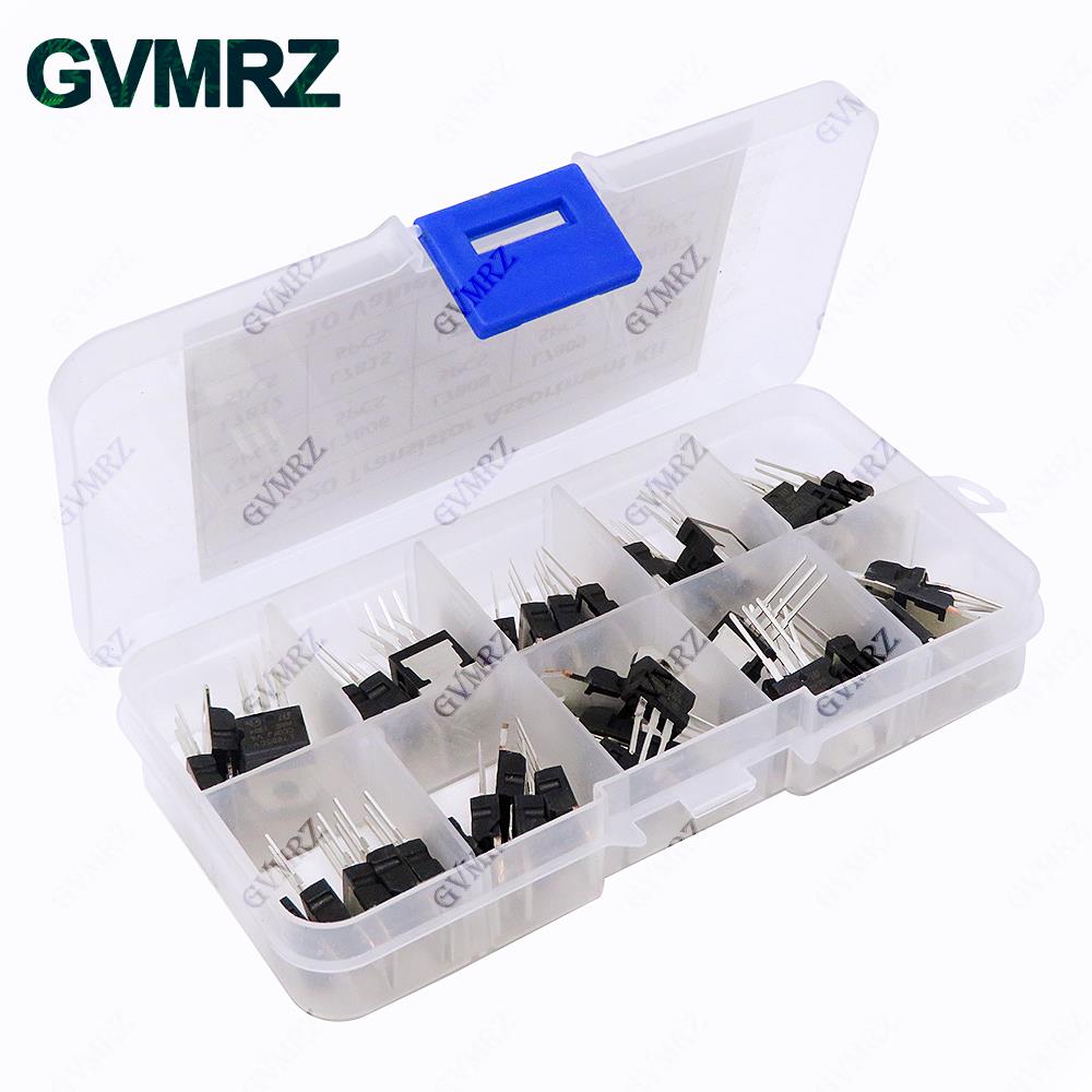50PCS 10Values TO-220 Transist - đánh giá và giá Mosfet Transistor Set